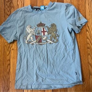 World Cup Collection England 2015 Light Blue Crest Tee Mens Large